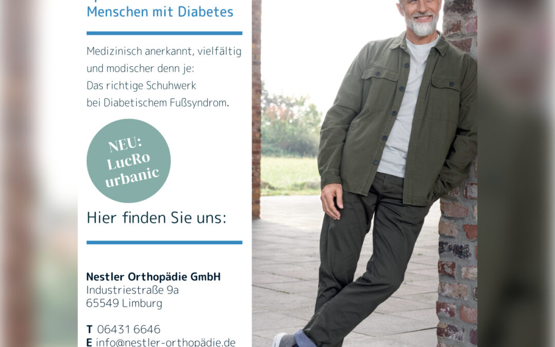Orthopädische Spezialschuhe für Menschen mit Diabetes
